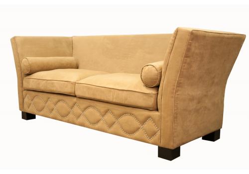  Прямой диван 3 места арт-деко Volte коричневый, фото 2 