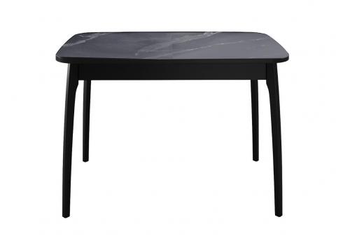  Стол DikLine MK15 Керамика Серый мрамор/подстолье черное/опоры черные, фото 4 