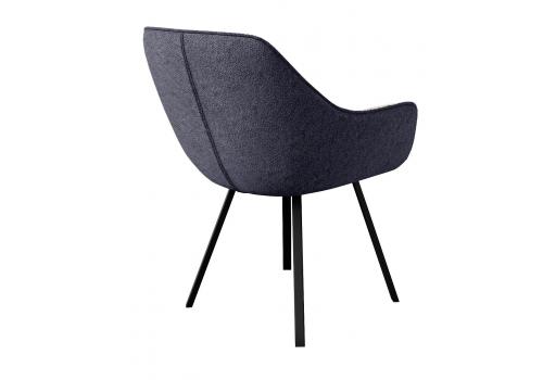  Стул DikLine 252 М поворотный, NS13 GRAPHITE, ножки черные, фото 2 