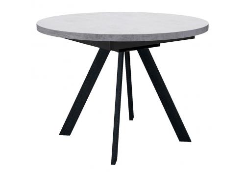  Стол DikLine RD100 Бетон/опоры черные, фото 1 