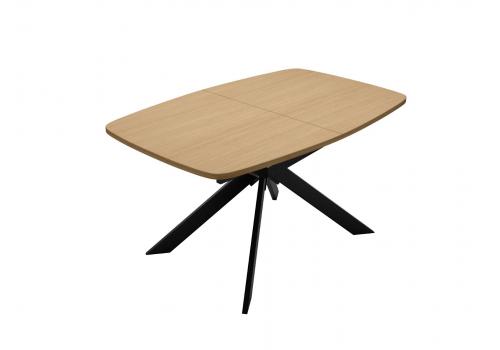  Стол DikLine B140 Дуб Каселла натуральный/опоры черные, фото 8 