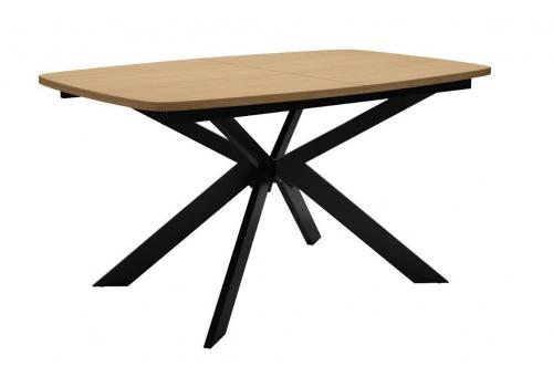 Стол DikLine B140 Дуб Каселла натуральный/опоры черные, фото 1 