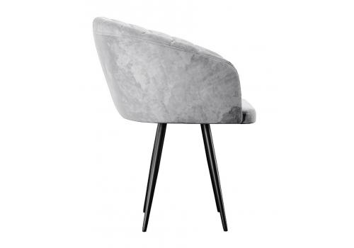  Стул DikLine 442 поворотный, M13 светло-серый, ножки черные, фото 3 