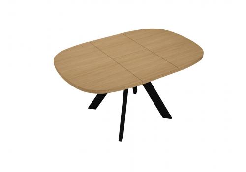  Стол DikLine B110 Дуб Каселла натуральный/опоры черные, фото 7 