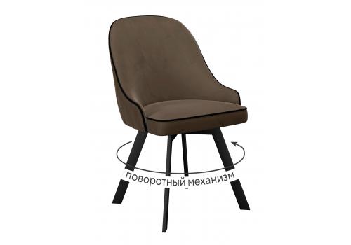  Стул DikLine 266M поворотный, E09 капучино, ножки черные, фото 1 