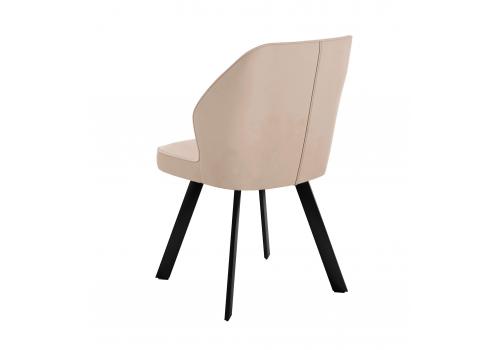  Стул DikLine 232 поворотный B03 BEIGE, ножки черные, фото 2 