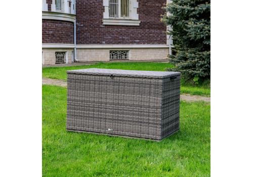  Сундук для хранения KARL 120 c колесиками серый, фото 1 