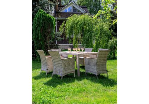  AMELIA обеденный комплект бежевого цвета на 6 персон, фото 1 