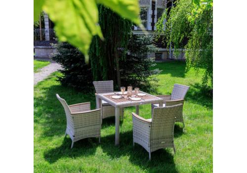  AMELIA обеденный комплект бежевого цвета на 4 персоны, фото 1 