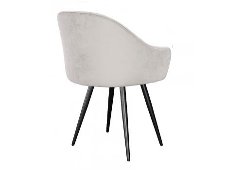  Стул DikLine 439 поворотный, C103 крем, ножки черные, фото 2 