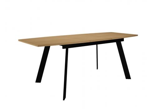 Стол DikLine XL160 Дуб Каселла натуральный, опоры черные, фото 4 