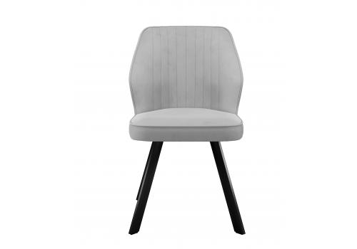  Стул DikLine 232 поворотный B22 GREY, ножки черные, фото 3 