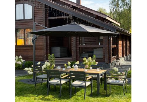  Зонт SKY BLACK квадратный в комплекте с утяжелителями, фото 1 