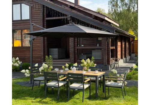  Зонт SKY BLACK круглый в комплекте с утяжелителями, фото 1 