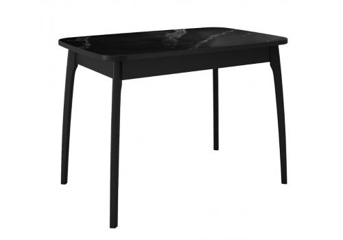  Стол DikLine MK15 Керамика Черный мрамор/подстолье черное/опоры черные, фото 1 
