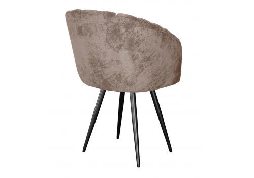  Стул DikLine 442 поворотный, M05 шоколад, ножки черные, фото 3 