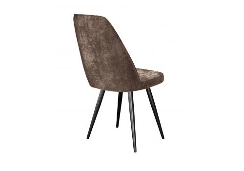  Стул DikLine 327 поворотный M05 шоколад, ножки черные, фото 4 