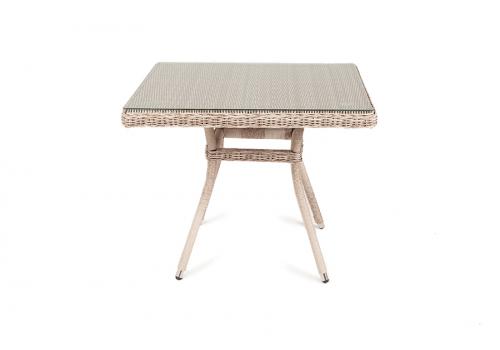  "Айриш" стол плетеный из искусственного ротанга, цвет бежевый, фото 2 