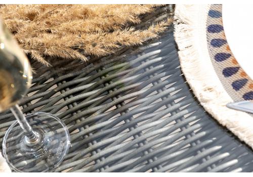  "Дольче" обеденная группа из искусственного ротанга, цвет графит, фото 16 