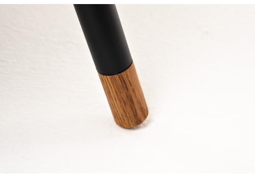  "Верона" журнальный столик из HPL 70х50, H40, каркас черный муар, цвет столешницы "серый гранит", фото 4 