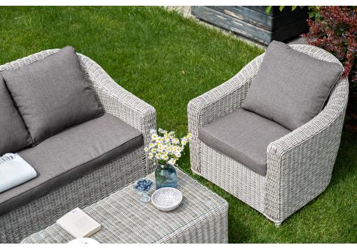  "Кон Панна" лаунж-зона из искусственного ротанга, цвет бежевый, фото 6 