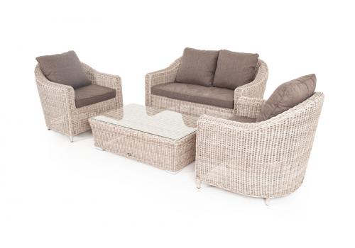  "Кон Панна" лаунж-зона из искусственного ротанга, цвет бежевый, фото 18 