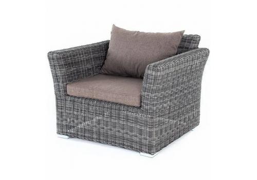  "Капучино" кресло из искусственного ротанга, цвет графит, фото 1 