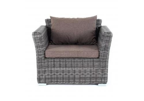  "Капучино" кресло из искусственного ротанга, цвет графит, фото 2 