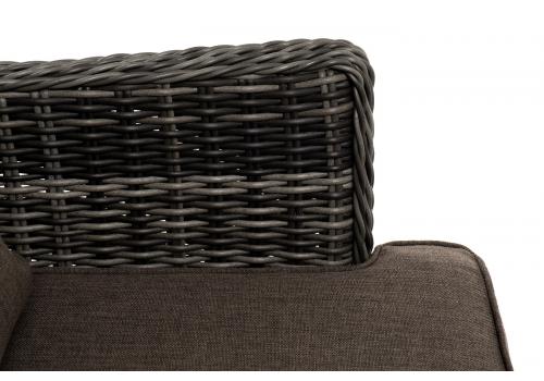  "Алиса" кофейный комплект из искусственного ротанга, цвет графит, фото 5 