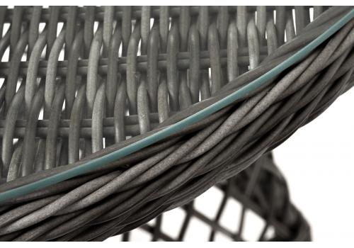 "Алиса" кофейный комплект из искусственного ротанга, цвет графит, фото 9 