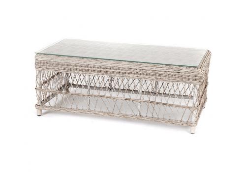  "Гранд Латте" стол журнальный из искусственного ротанга, цвет бежевый, фото 1 