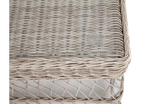  "Гранд Латте" стол журнальный из искусственного ротанга, цвет бежевый, фото 3 