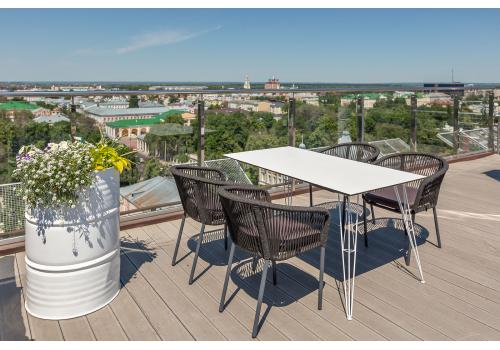  "Руссо" обеденный стол из HPL 150х80см, цвет молочный, фото 17 