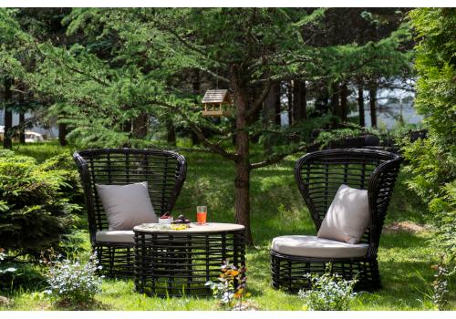  "Парма" кофейный комплект из искусственного ротанга, цвет бронзовый, фото 2 