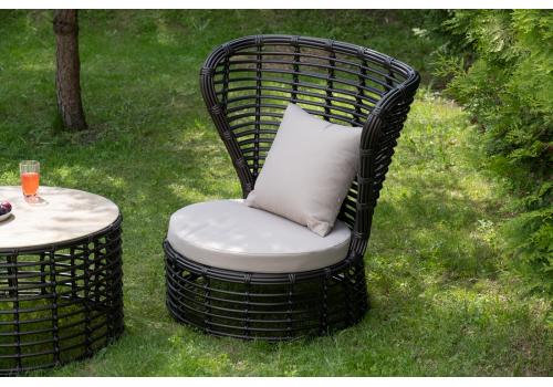  "Парма" кофейный комплект из искусственного ротанга, цвет бронзовый, фото 6 