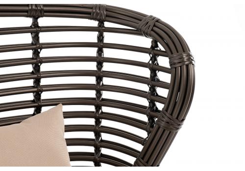  "Парма" кофейный комплект из искусственного ротанга, цвет бронзовый, фото 22 