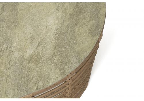  "Валенсия" журнальный столик из искусственного ротанга, цвет соломенный, фото 6 