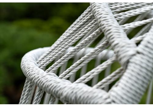  "Севилья" кресло-кокон из искусственного ротанга, цвет светло-серый, фото 4 