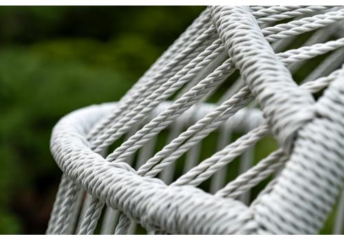  "Севилья" кресло-кокон из искусственного ротанга, цвет светло-серый, фото 5 