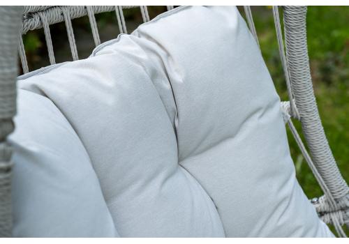  "Севилья" кресло-кокон из искусственного ротанга, цвет светло-серый, фото 6 