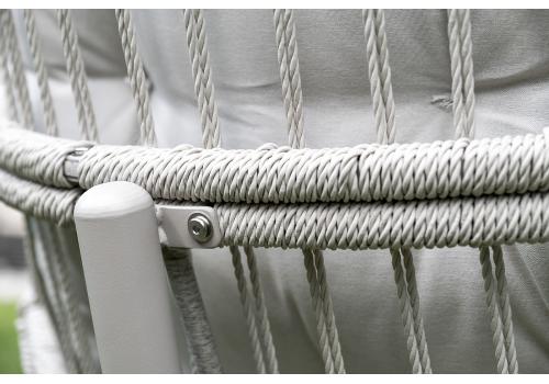  "Севилья" кресло-кокон из искусственного ротанга, цвет светло-серый, фото 10 