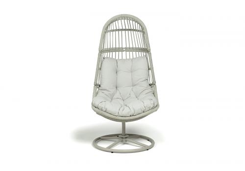  "Севилья" кресло-кокон из искусственного ротанга, цвет светло-серый, фото 14 