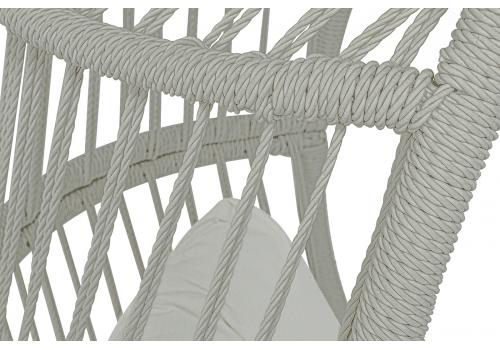  "Севилья" кресло-кокон из искусственного ротанга, цвет светло-серый, фото 15 