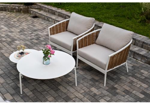  "Тоскана" лаунж-зона из искусственного ротанга, цвет соломенный, фото 30 