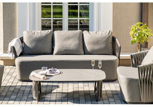  "Флоренция" лаунж-зона из искусственного ротанга, цвет графит, фото 47 