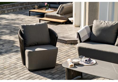  "Флоренция" лаунж-зона из искусственного ротанга, цвет графит, фото 56 