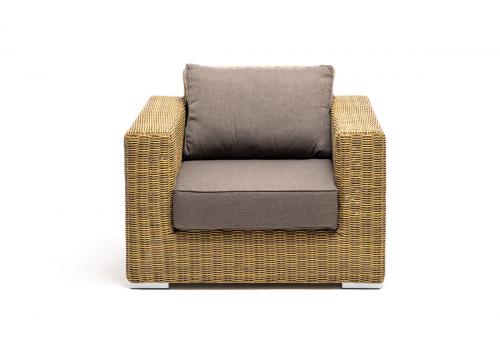  "Боно" кресло из искусственного ротанга, цвет соломенный, фото 2 