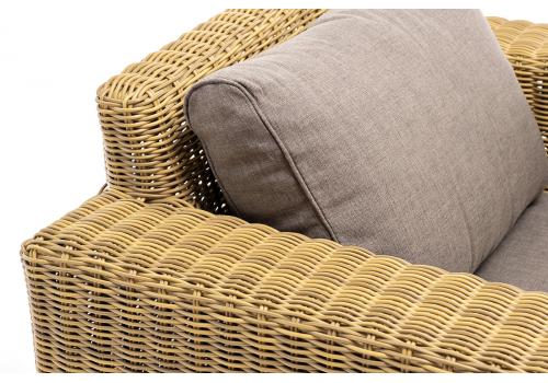  "Боно" кресло из искусственного ротанга, цвет соломенный, фото 7 