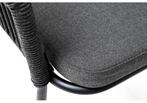  "Лион" обеденная группа на 4 персоны со стульями "Лион" темно-серый, круглый стол "серый гранит", фото 5 