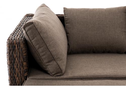  "Лунго" трансформирующаяся лаунж-зона из искусственного ротанга (гиацинт), цвет коричневый, фото 8 